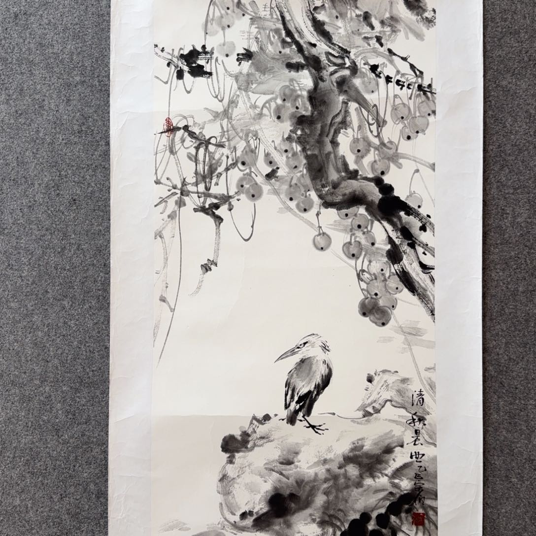 国画zz谢宗伯老师手绘作品