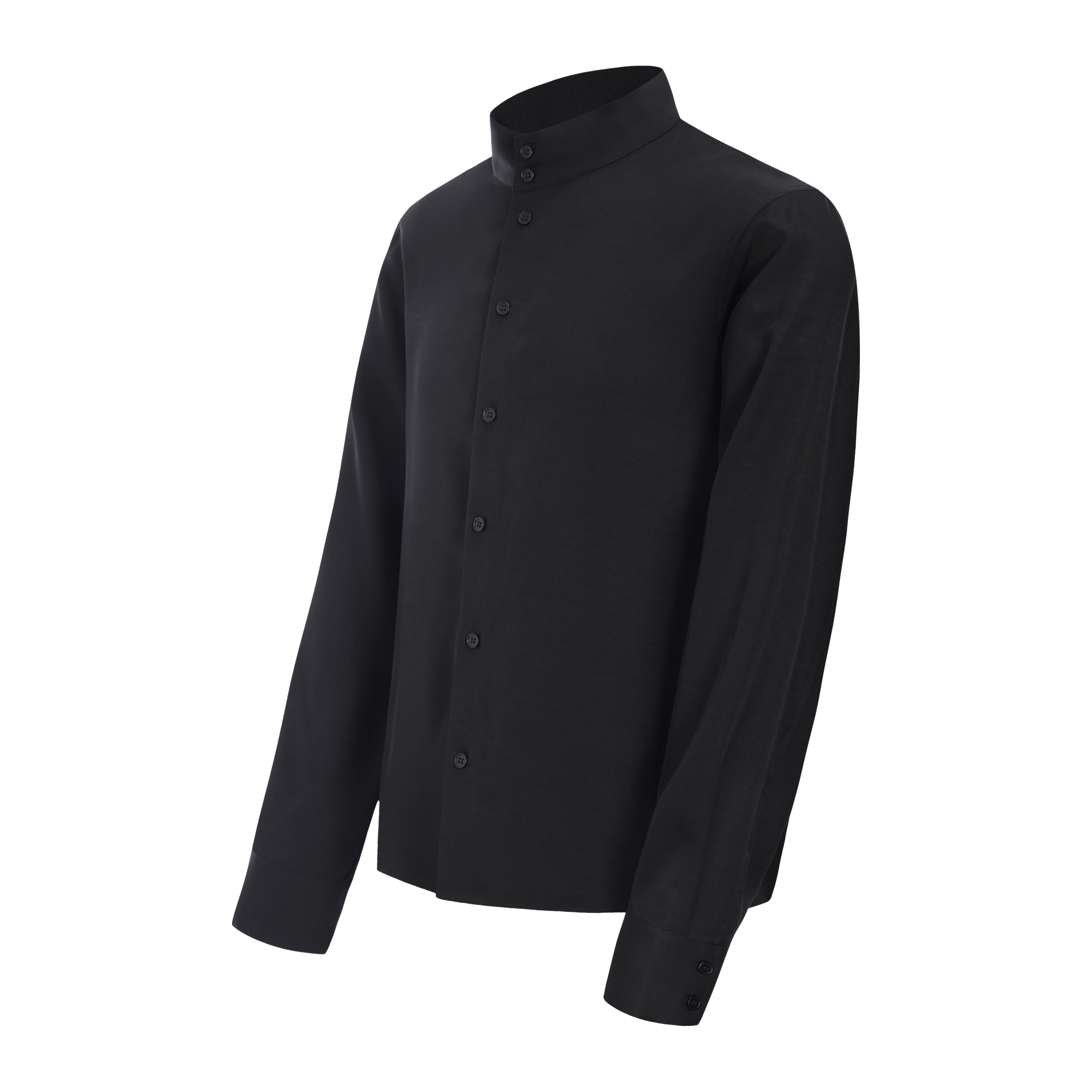 Casoulty Harrington shirt/哈灵顿衬衫 立领长袖衬衫优雅风