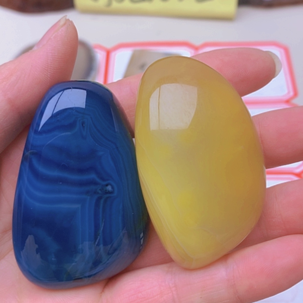 【闪购商品】玛瑙/玉髓珠宝半成品未镶嵌用****4