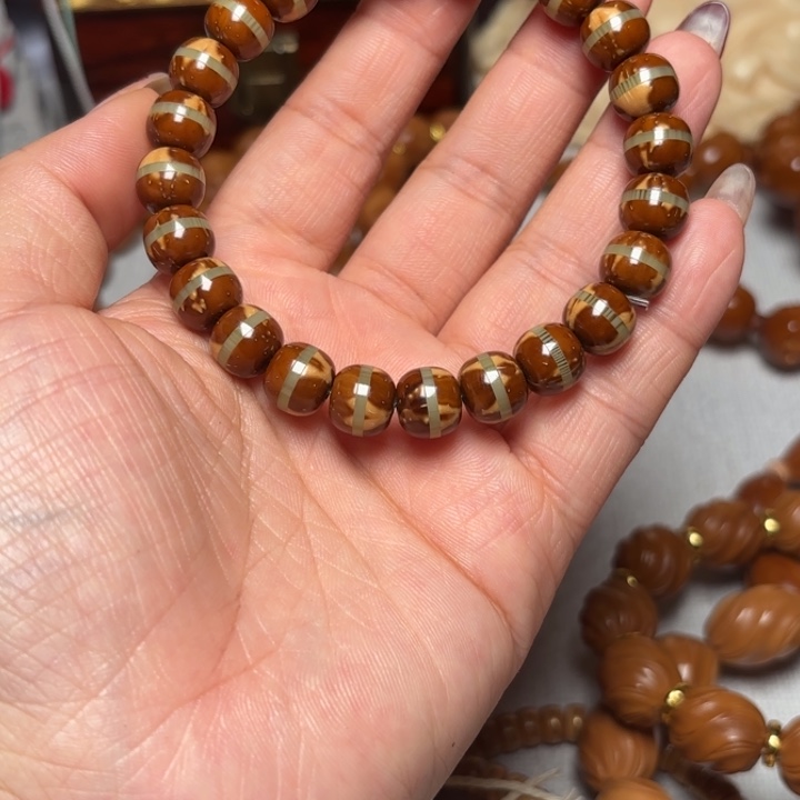 悟***道橄榄核手串/手链紫金鼠