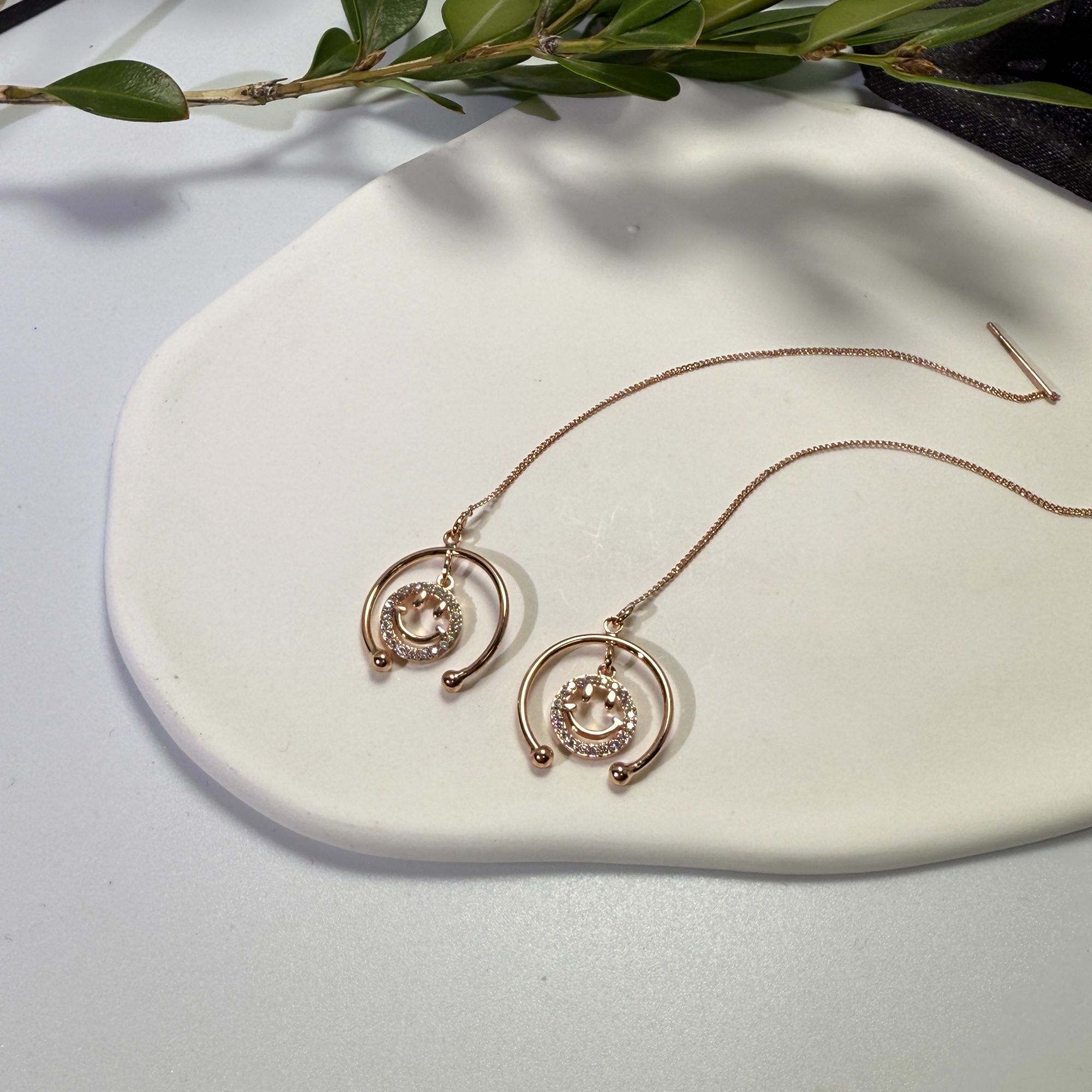 九小尚 铜合金珐琅耳饰 R1544秋季冬季冬天过年耳饰耳环