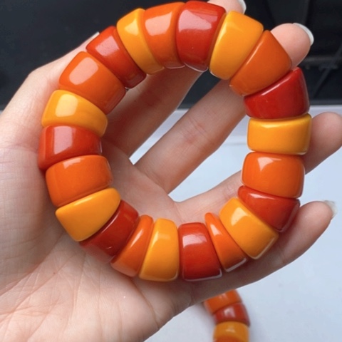 未镶嵌蜜蜡手链手串224