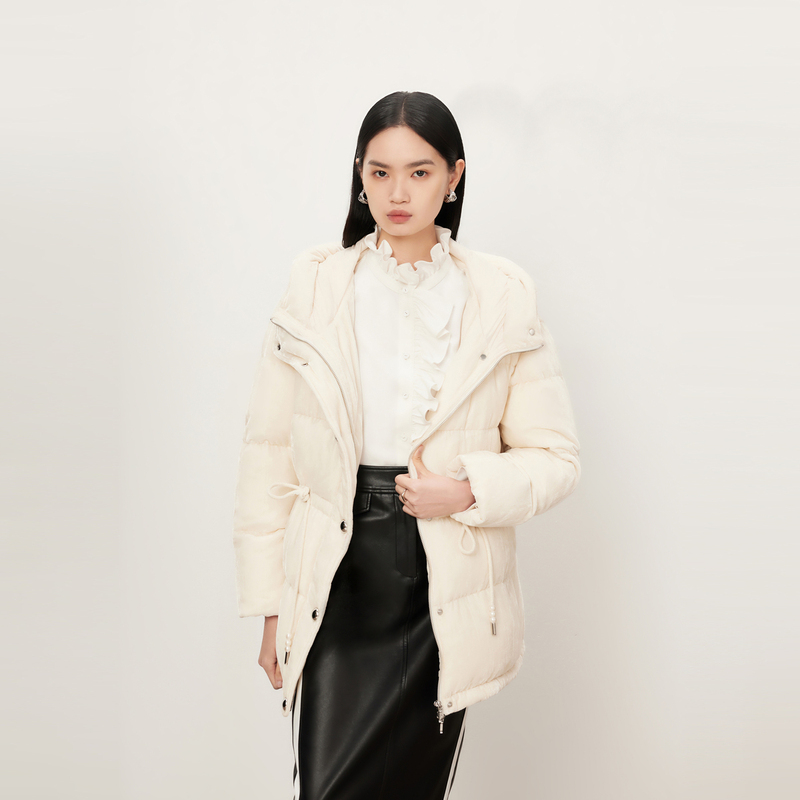 【商场同款】HPLY荷比俪冬季新抽绳温暖羽绒服HMD44560077