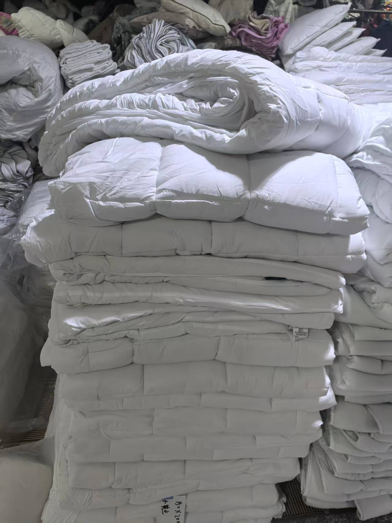 《厚广家》3楼150×200白色加厚化纤超软床笠 发1张6.5斤有小黄点