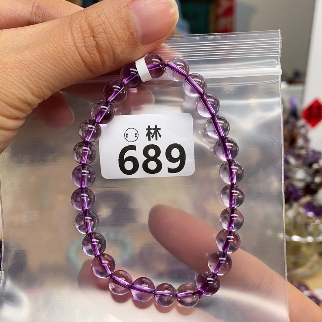 水晶手链未镶嵌多样性发一