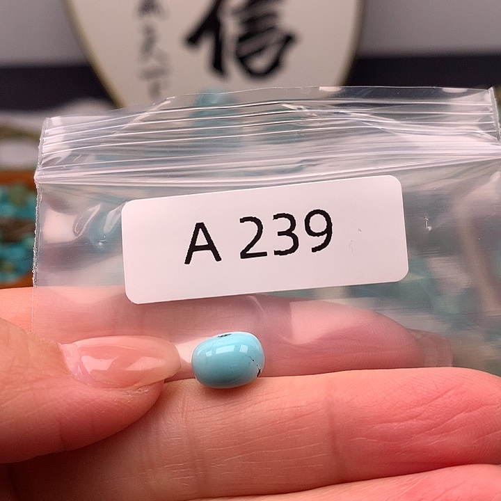 绿松石未镶嵌扣子