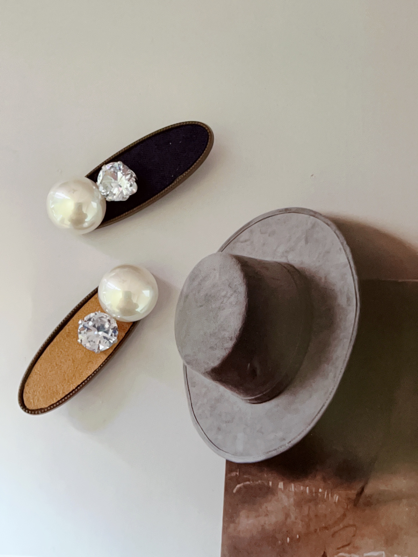 【C系列001~200】diy 小香风 轻奢 闪钻 发卡 刘海夹前额侧边夹发饰