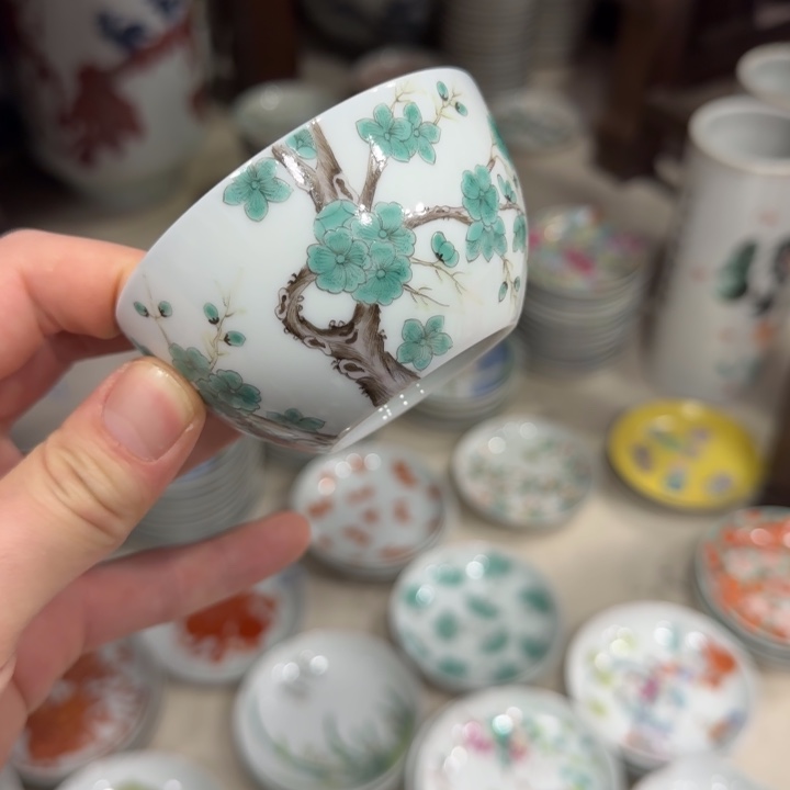 杯沿***景陶瓷艺术品收藏陶瓷