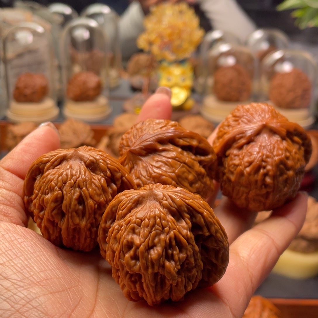 把件文玩核桃狮虎兽41南瓜墩43