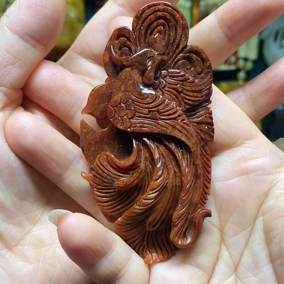 岫玉未镶嵌吊坠(赠链)