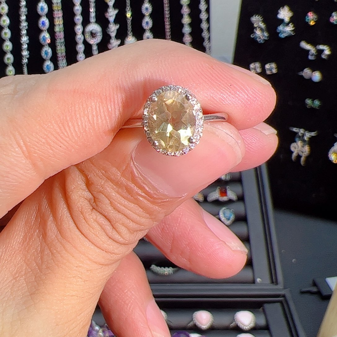 紫晶珠宝半成品银S925镶嵌