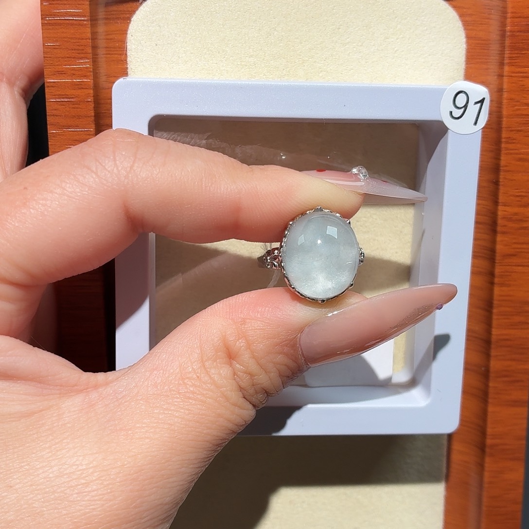 d***a戒指水晶银S925镶嵌