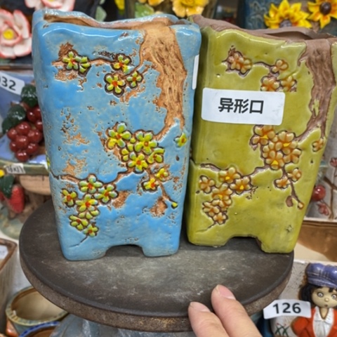 【闪购商品】红陶粗陶材质多肉花盆