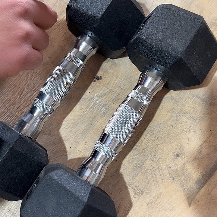 微瑕六角哑铃3公斤一对