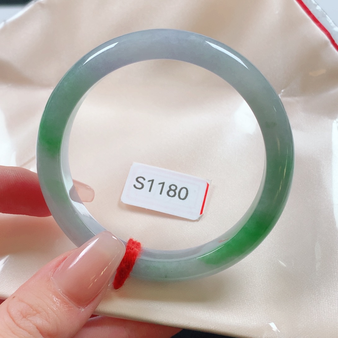 未镶嵌手镯翡翠天然翡翠手镯s1180