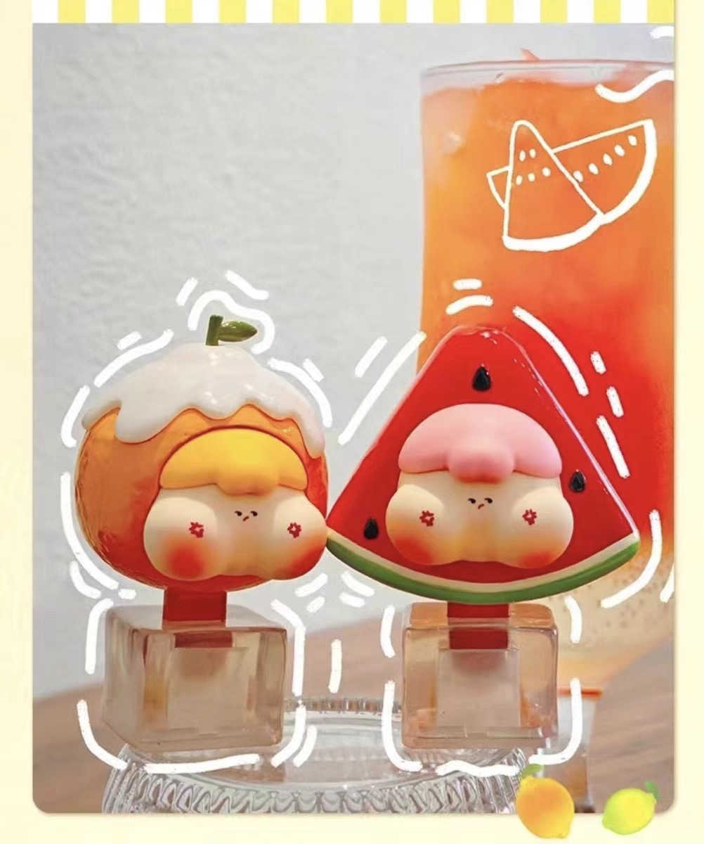 【咪发嗦拆盒】三只宝屁宝果冰乐萌粒盲盒潮玩摆件可爱公仔