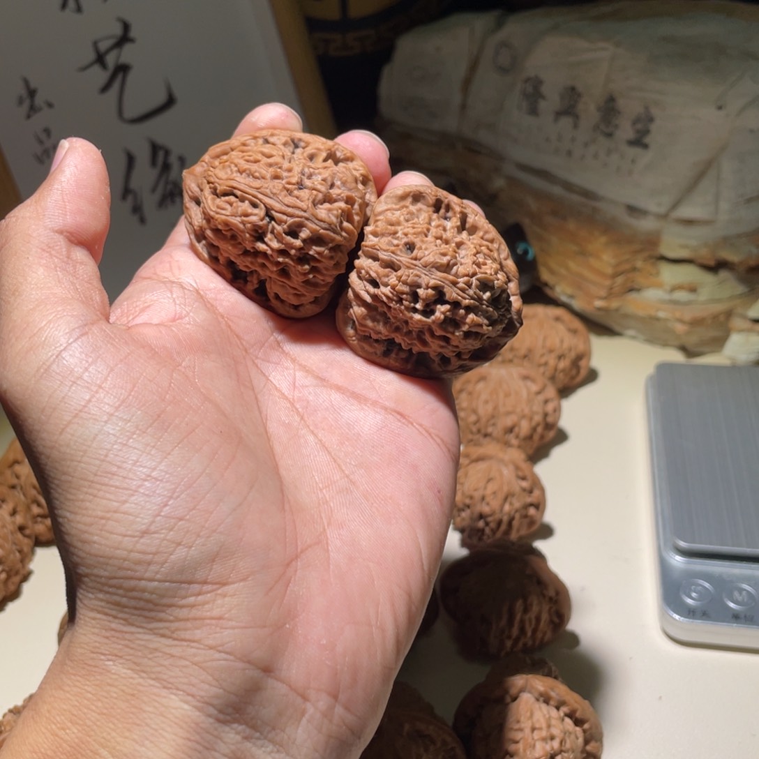 核桃把件操****工全品40三角南疆