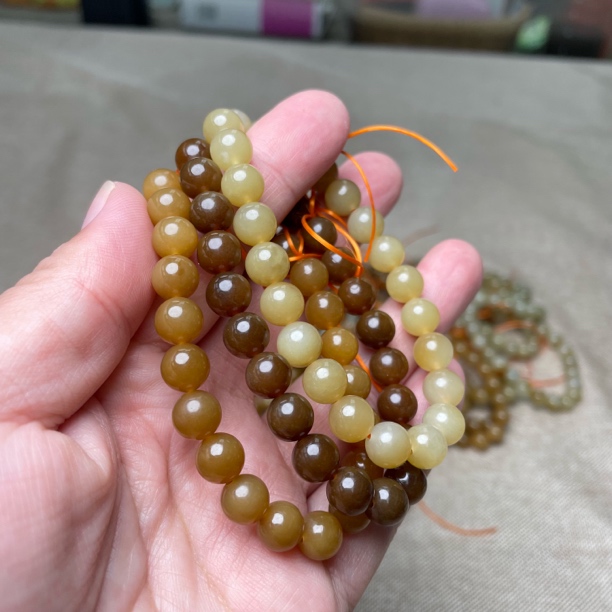 新疆且末老红糖嫩红糖卡8手串多样性发货拍一发一