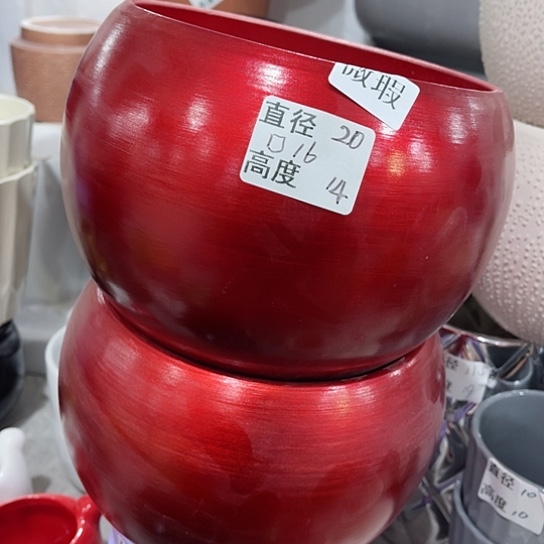 多肉绿植陶瓷花盆9.9包邮，有孔