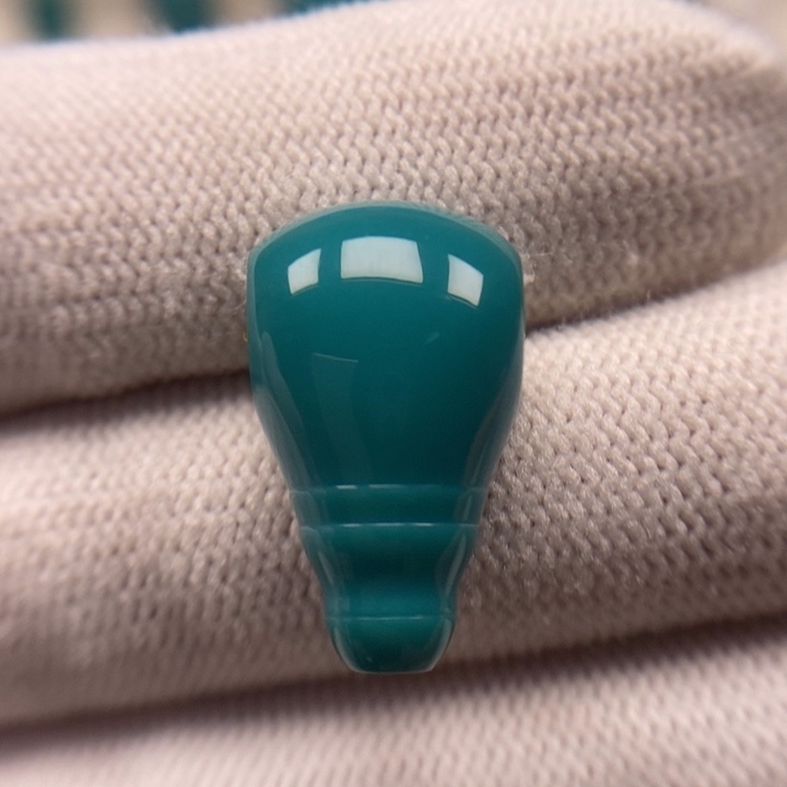 未镶嵌绿松石珠宝奇石三通12mmA869