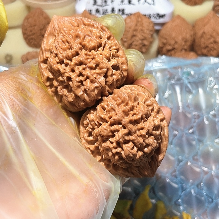 文玩核桃把件全品官帽43尺