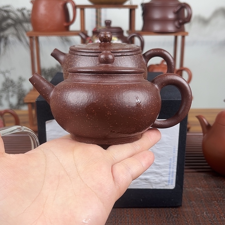 流***雪茶壶紫砂微瑕处理