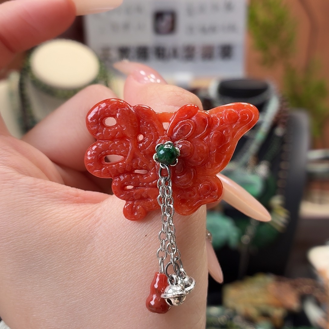 翡翠未镶嵌耳饰戒指