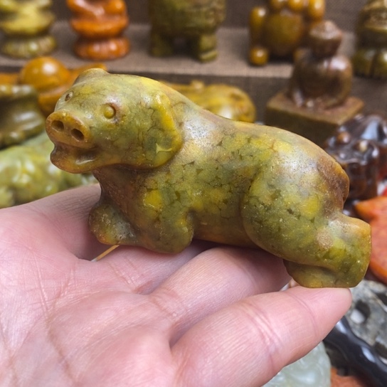 蛇纹石玉未镶嵌颈饰29