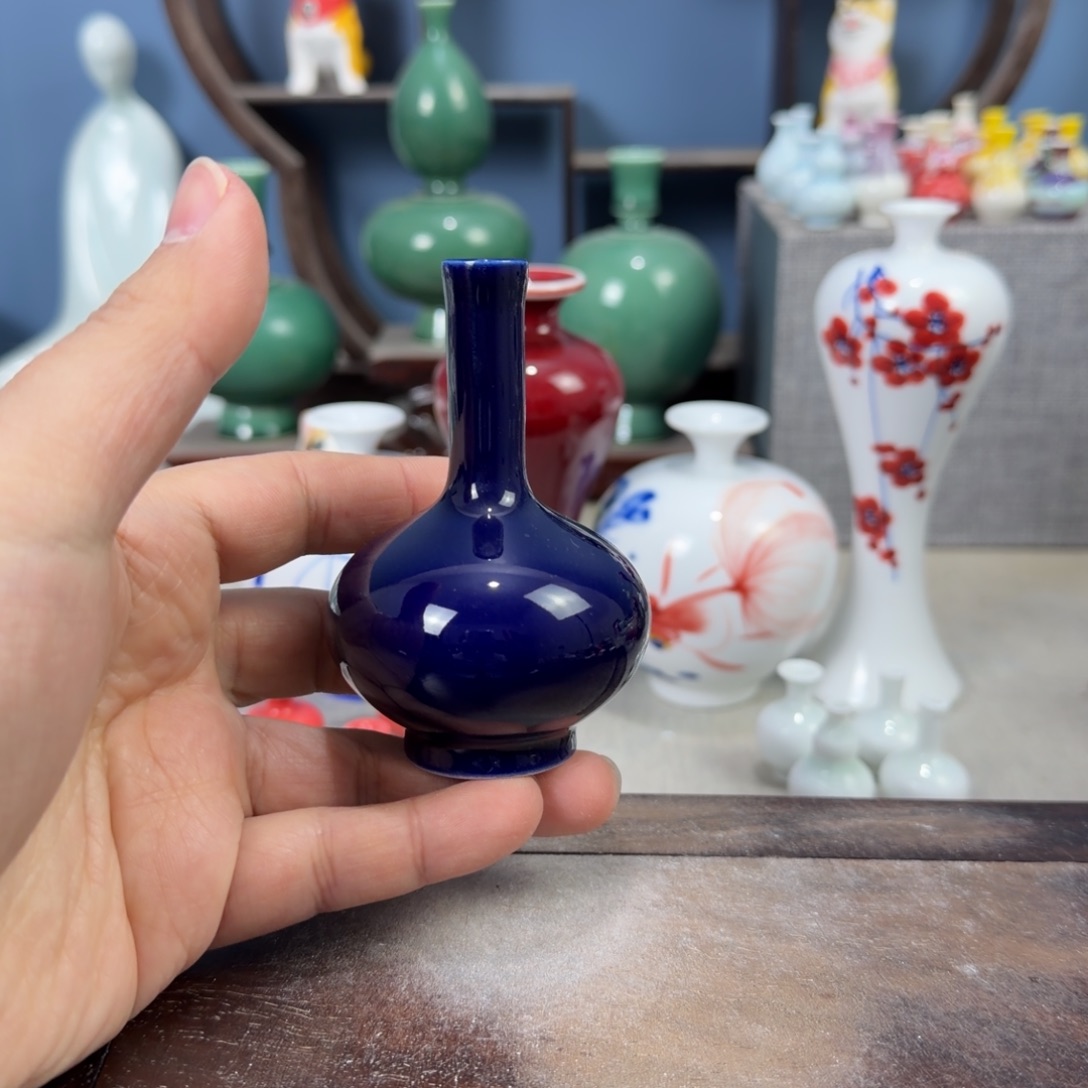 陶瓷手工小花器摆件