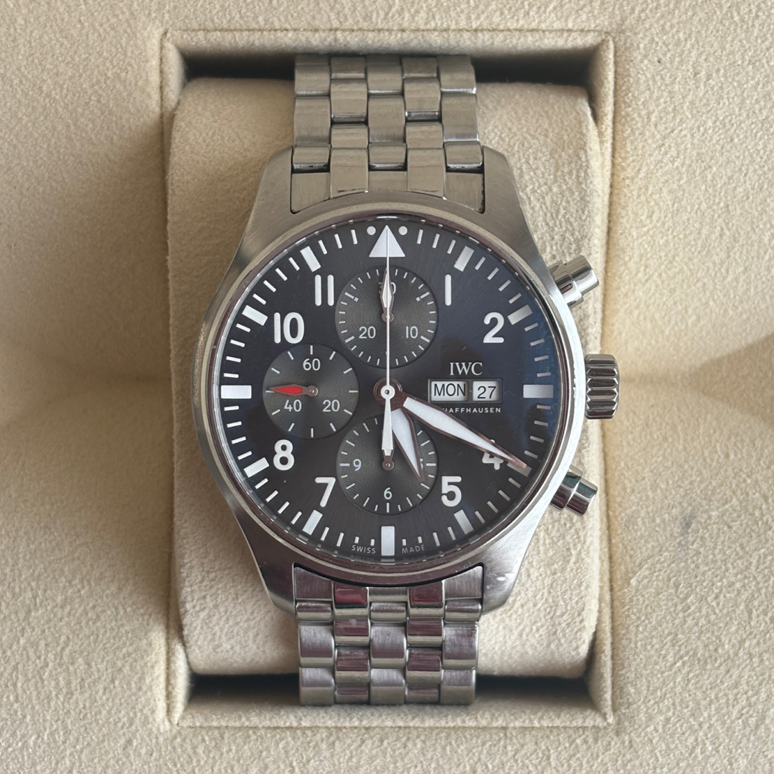 95新 IWC/万国 万国喷火战机377719，22年二手