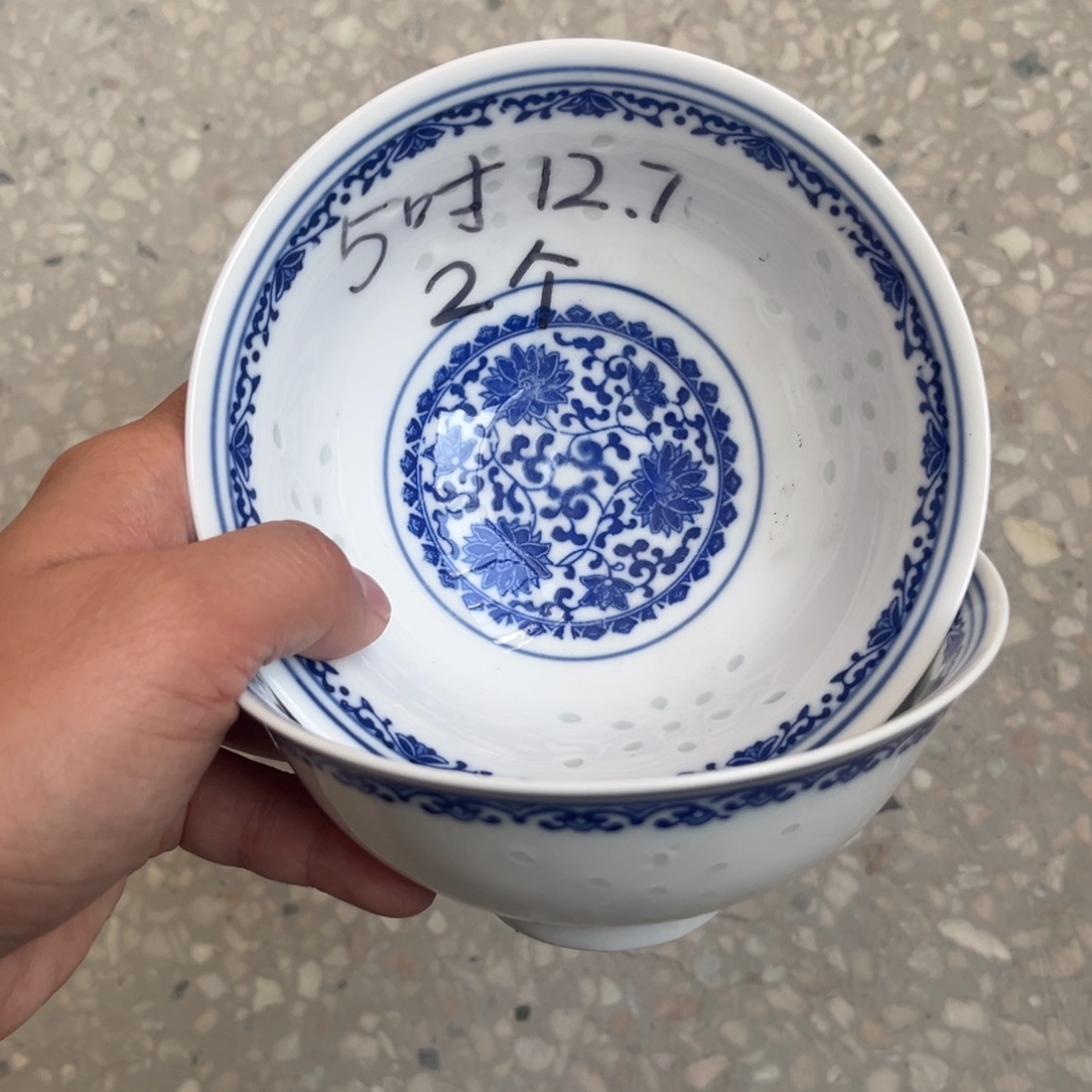 摆件陶景德镇高温细白瓷餐具