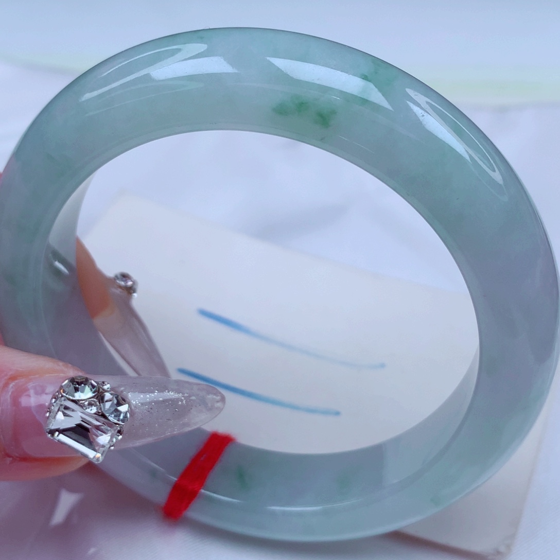 翡翠手镯未镶嵌天然缅甸翡翠A货手镯