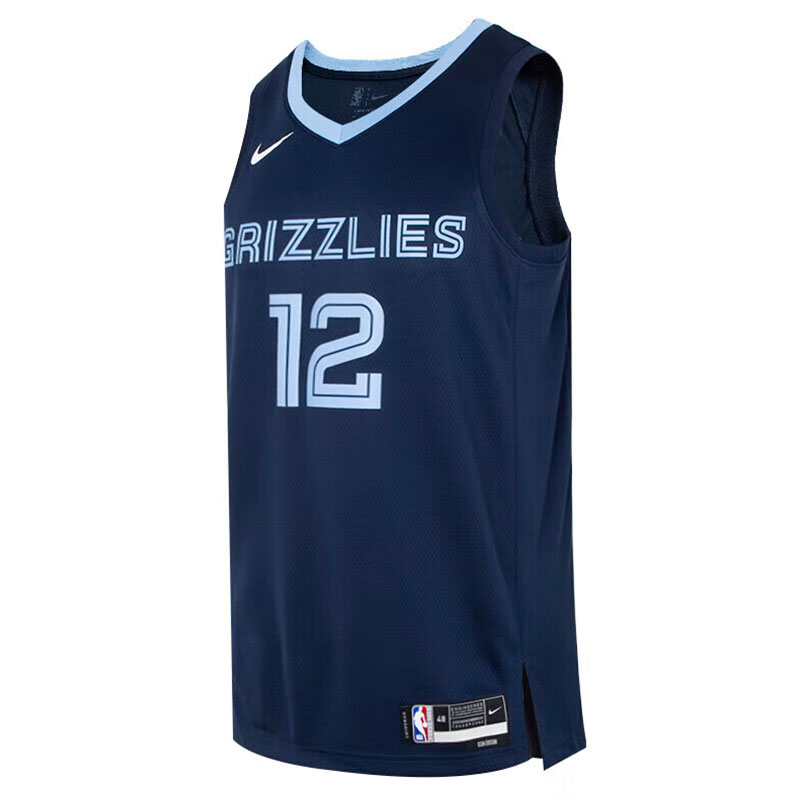NIKE/耐克【官方正品】NBA灰熊队莫兰特速干球衣篮球背心DN2010-419