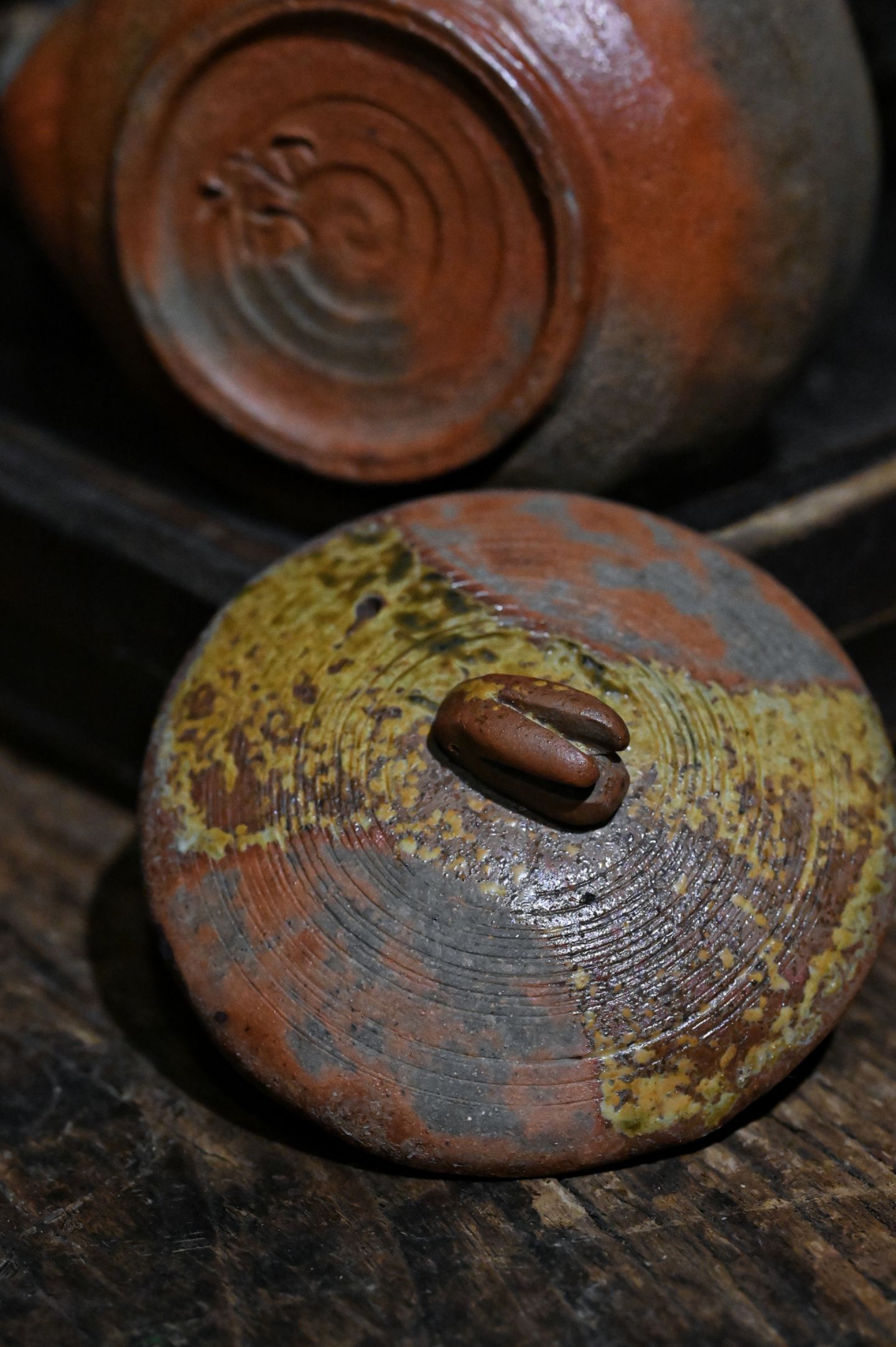 柴烧茶具粗陶备前烧福利价一只，老宝瓶红土小兔子摘手捻成型全品