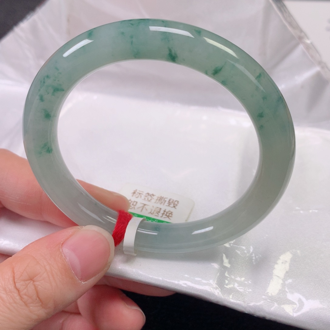 未镶嵌手镯翡翠缅甸天然翡翠手镯53