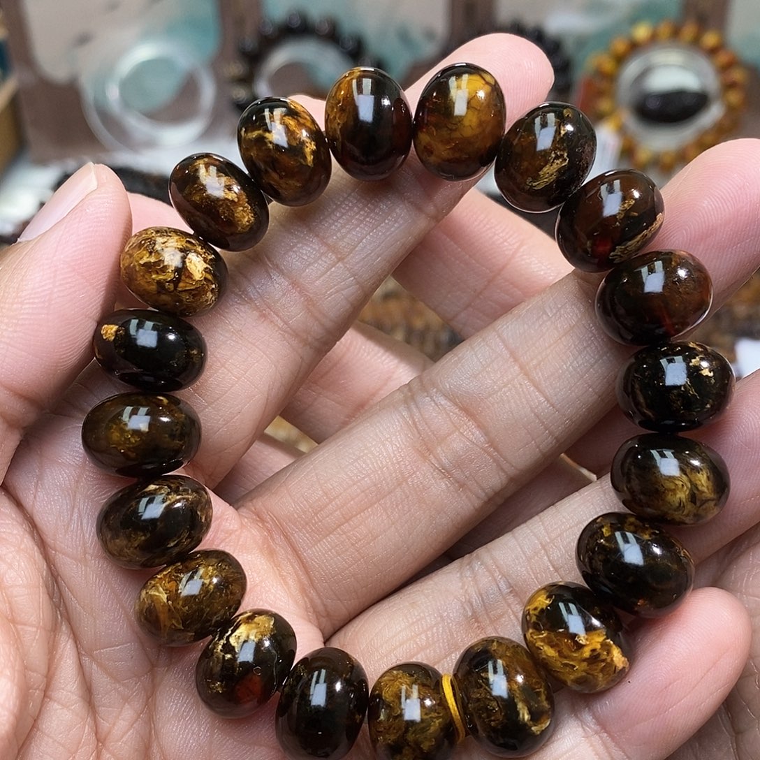 琥珀未镶嵌手链13