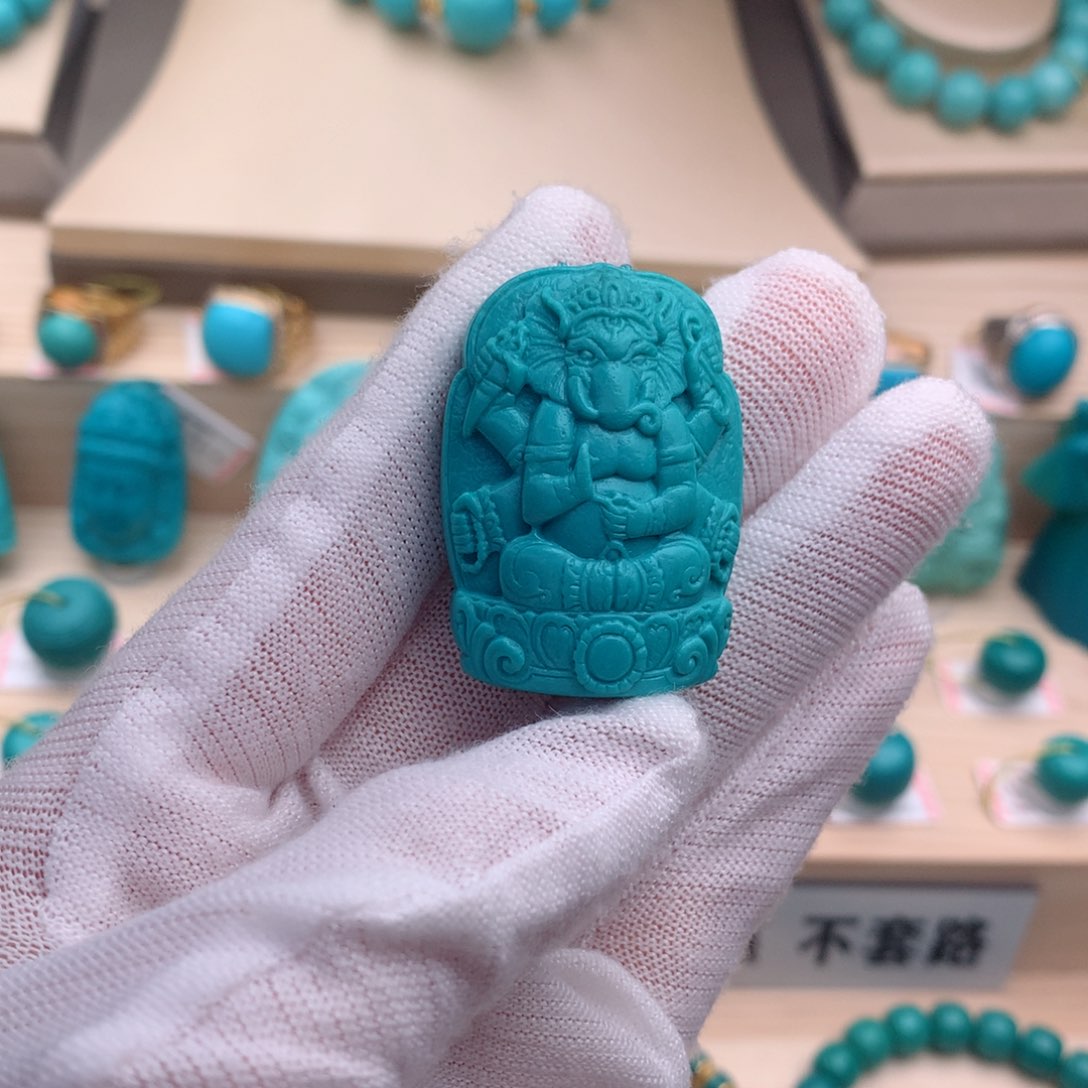 绿松石珠宝奇石未镶嵌