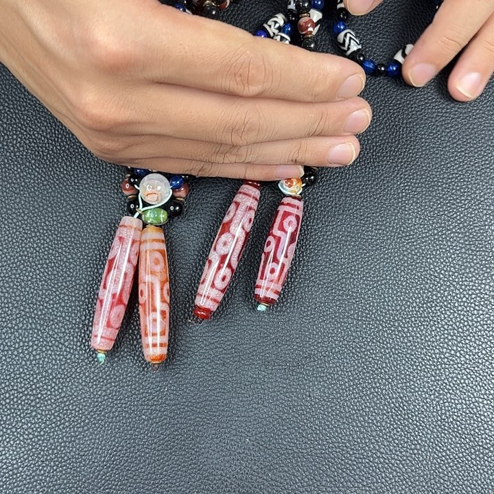 颈饰玛瑙未镶嵌T25龙鳞凤血项链发其一