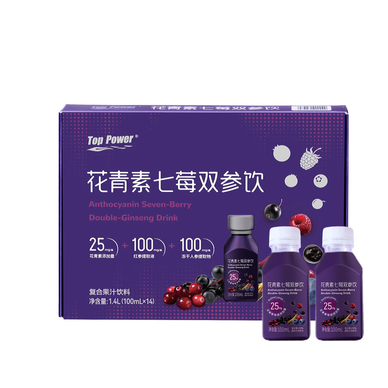 花青素七莓双参饮复合果汁饮料 1.4L (100mL*14)
