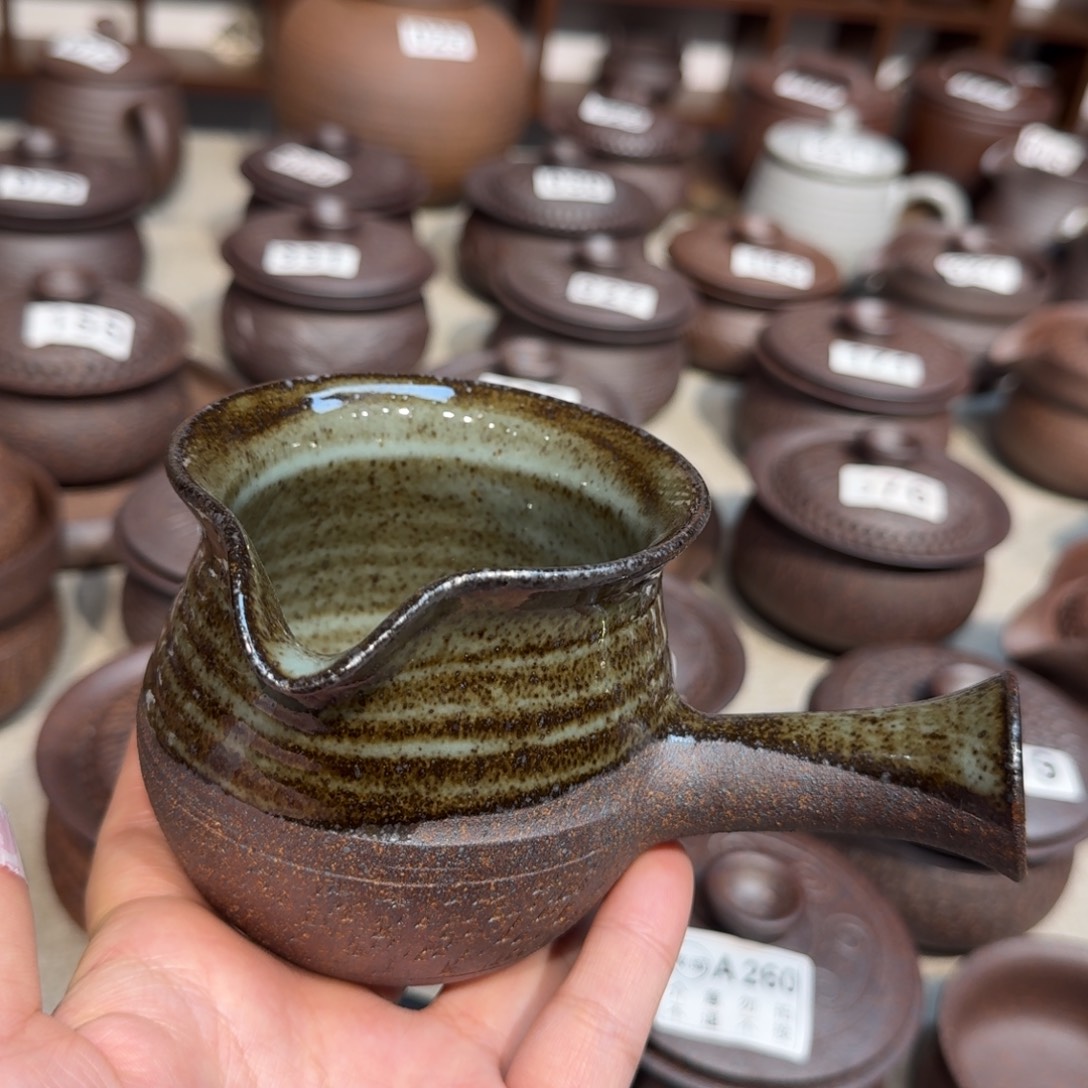 瓷粗瓷茶具素色盖碗