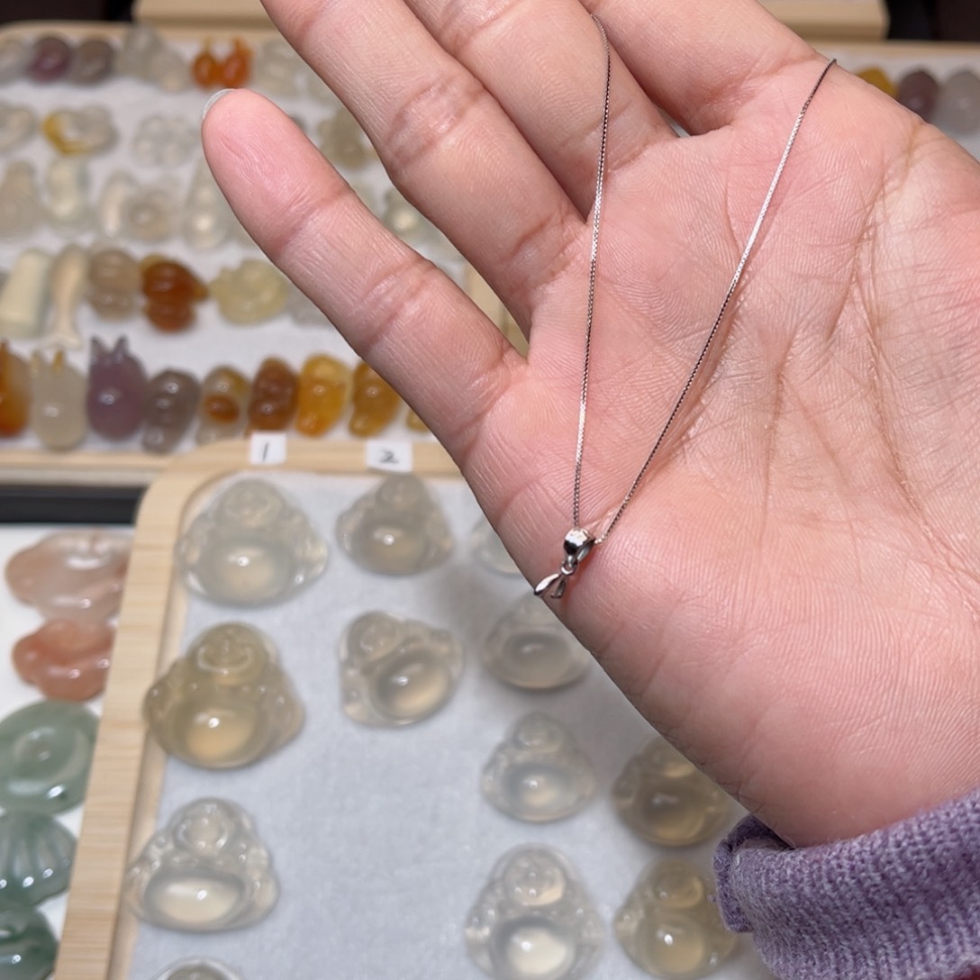 玛瑙/玉髓颈饰合金R*