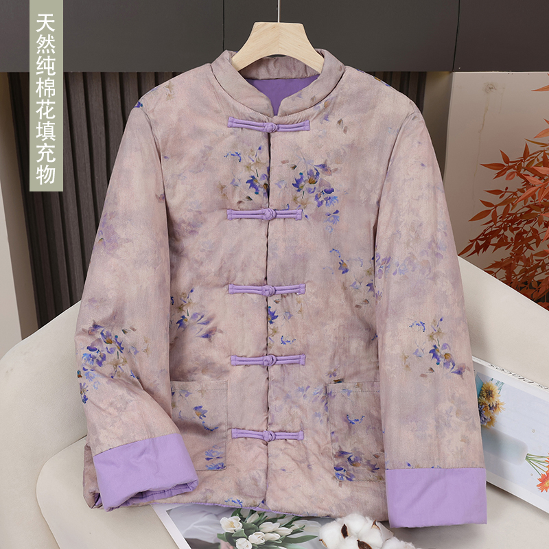 【100%棉 加厚款】2025冬季新款新疆长绒棉棉花衣外套女防寒棉服