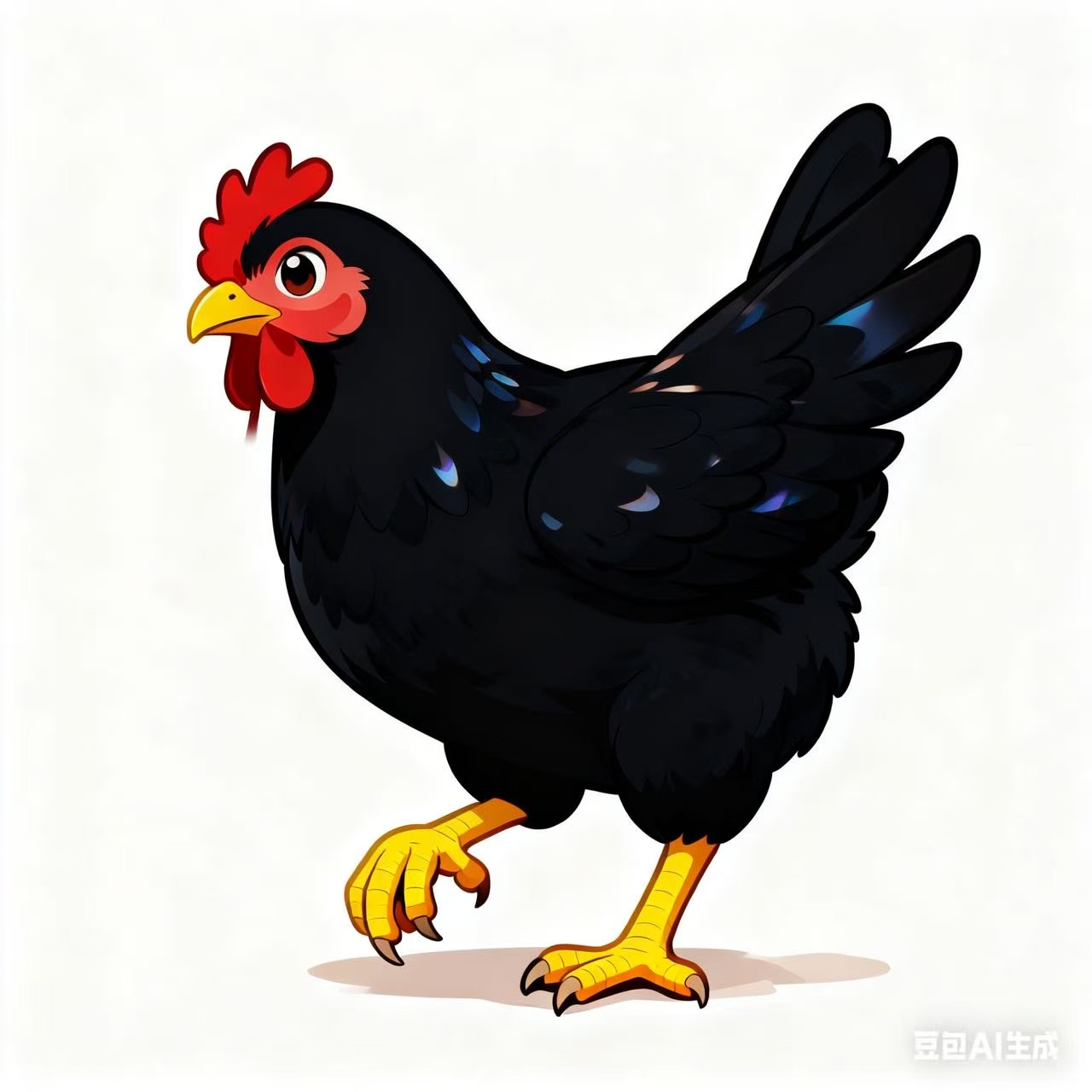 【1只装】两斤重黑凤鸡农家散养鸡肉质鲜美礼盒