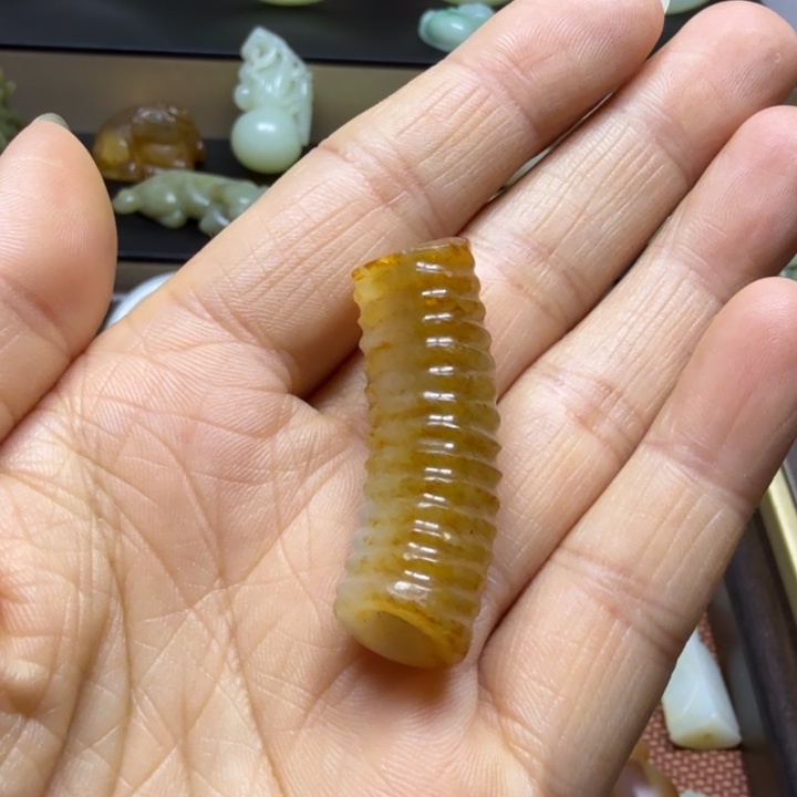 伍***一和田玉未镶嵌手链