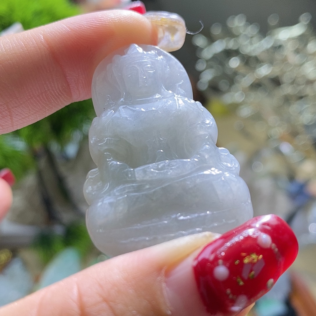 【闪购商品】翡翠颈饰未镶嵌度母
