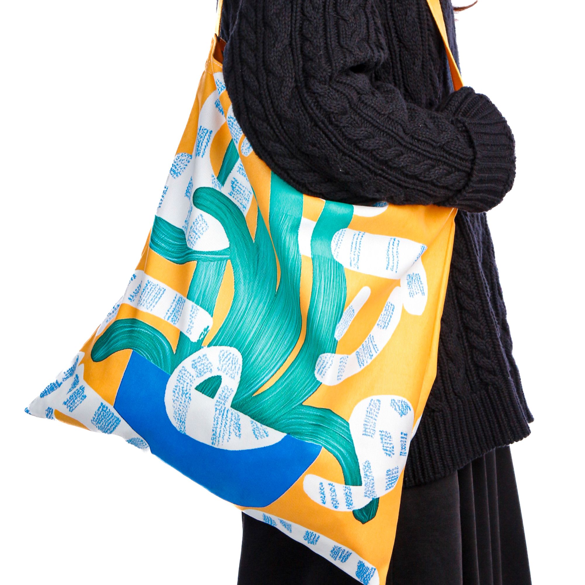 无则艺【单带长条包】休闲长条包大号轻便印花仙人掌明星同款竖款