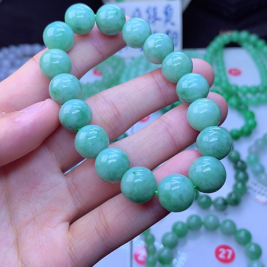 翡翠毛衣链未镶嵌12