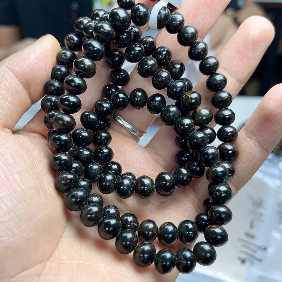 琥珀裸石未镶嵌翳珀8mm
