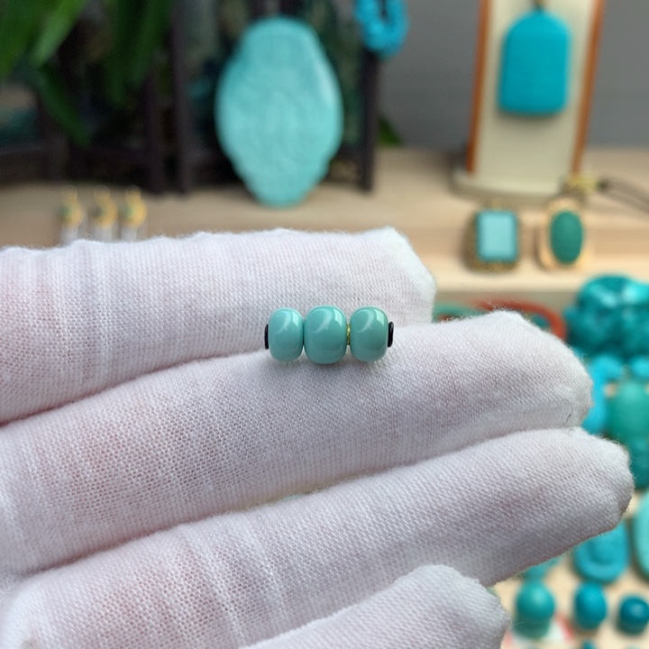 绿松石未镶嵌珠宝半成品