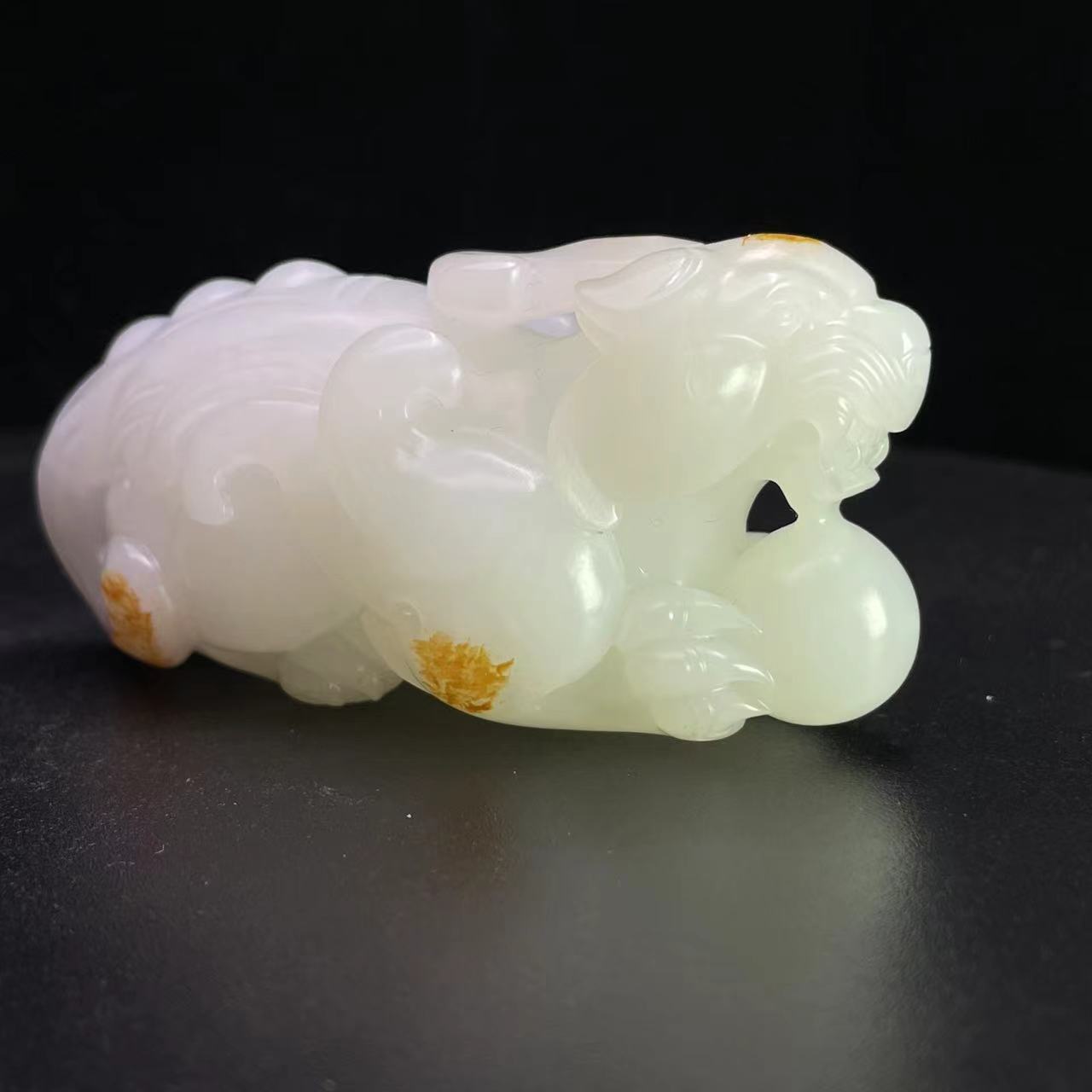 A610 和田玉手把件 WY453086